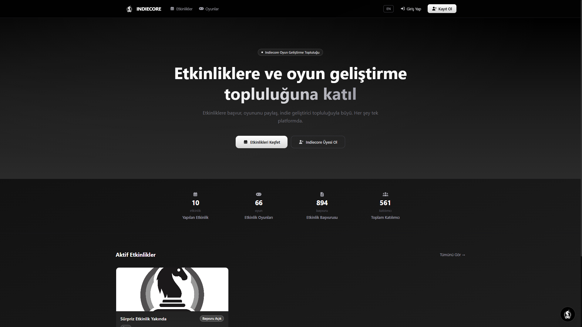 IndieCore - Website
